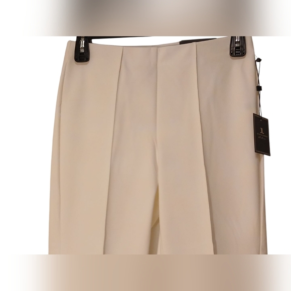 Jules & Leopold -NWT White Skinny Pants W/Cropped Leg Elastic Waist, Size Medium - Picture 11 of 13